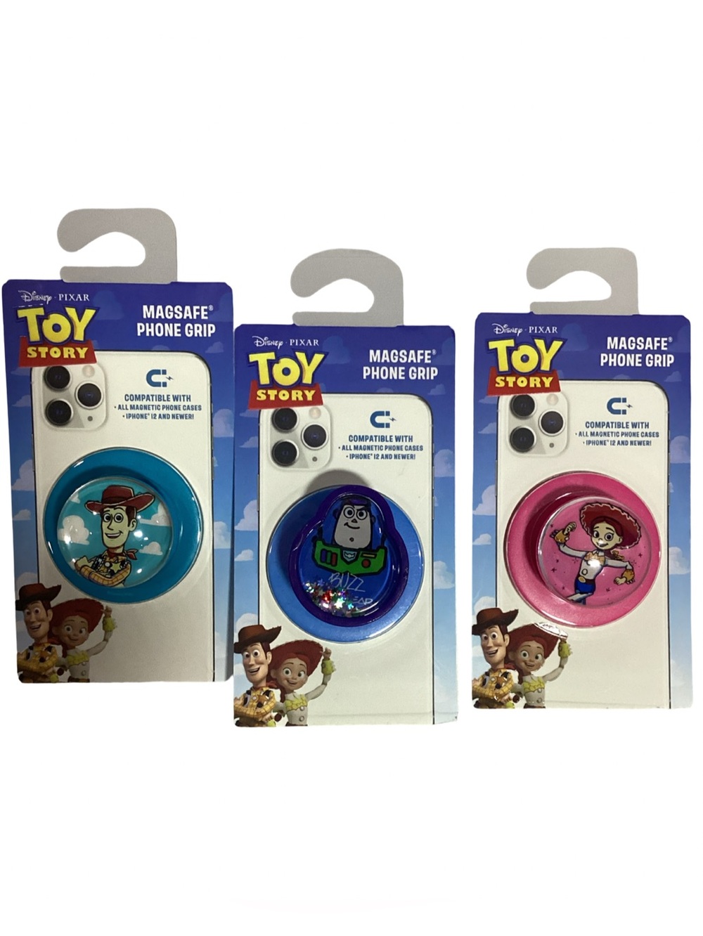 Disney Pixar Toy Story Magnetic Phone Grip NEW Compatible All Devices & Cases
